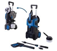 Lavaadora a presión eléctrica SCHEPPACH SHD180, 2400 W, 180 bar (máx.), 480 l/h, manguera de 8 metros antitorsión, depósito de detergente de 800 ml, boquilla ajustable, juego de conexión rápida