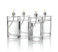 LAVABIS - 4 Cartuchos de Cera líquida Recargables, Cristal, 100 ml