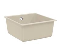 Lavabo 80% Cuarzo Y 20% Resina 430 X 460 Mm Beige Vidaxl