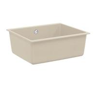 vidaXL: Lavabo, 80% cuarzo y 20% resina, 530 x 460 mm, color beige