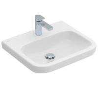 Lavabo Architectura de Villeroy & Boch, rectangular, 1 agujero para grifo, sin rebosadero, 550x470mm, 41885601, Color: Blanco