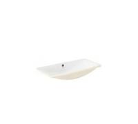Lavabo Bajo Encimera Rectangular Blanco AGRES Unisan 76,5 cm - Sin sifón ni válvula de desagüe
