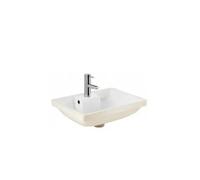 Lavabo bajo encimera rectangular blanco diseño moderno BIAR de Unisan - Con sifón