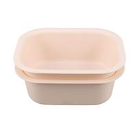 Lavabo Cambiador para Bebés Pp Blanco Rectangular 2 Piezas | Plástico Grueso Resistente al Calor, Borde Antisalpicaduras, Uso en Baño y Lavadero