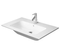 Lavabo con mueble Duravit ME by Starck, con rebosadero, 1 agujero para grifo, 830mm, 233683AA00, Color: Blanco brillante con DuraShield