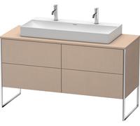 Lavabo consola Duravit XSquare, de pie, 4 extraíbles, 1400x778x548mm, XS4925M7575, Color: lino