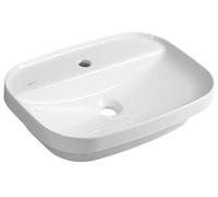 Lavabo de cerámica Isvea INFINITY, para encastrar, de 55x40 cm, color blanco