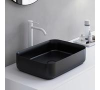 Lavabo de cerámica Isvea INFINITY RECTANGLE, de encimera, 50x36 cm, color mate