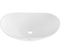 Lavabo de cerámica moderno, ideal para encimeras de tocador de baño, con dimensiones de 23,3" x 14,2"