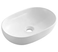 Lavabo de cerámica Sapho CALEO, para encastrar, 60x42 cm, blanco