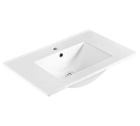 Lavabo de cerámica Sapho SLIM, mueble, 70x46,5 cm, blanco