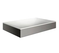 Lavabo de encimera AXOR Suite, 600/400, sin orificio para grifo ni desbordamiento, acabado cromo pulido