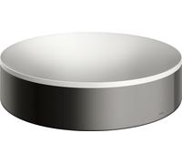 Lavabo de encimera AXOR Suite, modelo 400, sin orificio para grifo ni desbordador, acabado en cromo pulido