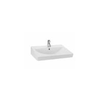 Lavabo de Encimera Rectangular 80 cm Blanco Urby Unisan - Sin sifón ni válvula de desagüe