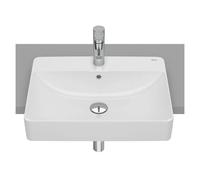 Roca Lavabo de encimera semiempotrado Fineceramic Inspira Blanco - Sin sifón ni válvula de desagüe