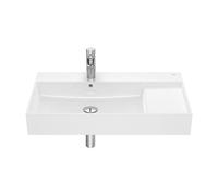 Lavabo de Forma Rectangular de Fineceramic Inspira 80cm Blanco Roca