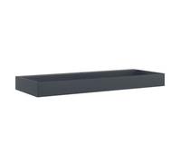 vidaXL Lavabo de fundición de mineral/mármol 120x46x11 cm Color Negro, Antracita, y mas