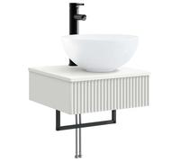 Lavabo De Lavado Montado En La Pared Blanco 40 X 41 X 40,5 Cm Vidaxl