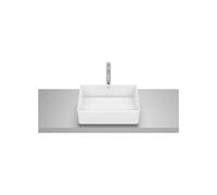 Lavabo de Sobre Encimera Rectangular Porcelana 5 Cm 45x35x13 cm Blanco Roca