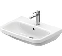 Lavabo DuraStyle 60cm de Duravit con rebosadero, con bancada de grifo, 1 agujero de grifo, 2319600000, Color: Blanco