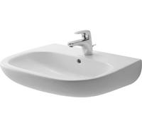 Lavabo Duravit D-Code, con agujero para grifo, con rebosadero, 600x460x175mm, blanco brillo intenso, 2310600000