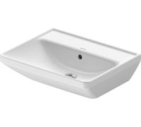 Duravit D-Neo - Lavabo 55x44 cm, sin orificio para grifo, blanco 2366550060