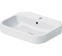 Duravit Happy D.2 - Lavabo 60x48 cm, con 1 orificio para grifería, blanco alpino 2316600000