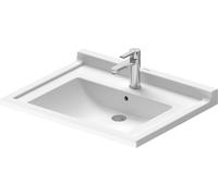 Duravit Starck 3 lavabo 70x54.5 cm rectangular clásico para discapacitados blanco brillante 0309700000