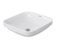 Duravit DuraStyle lavabo 37x37 cm cuadrada bajo encimera blanco brillante 0373370000