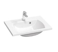 Lavabo encastrado RAVAK Classic II, fabricado en mármol artificial, color blanco, dimensiones 60 x 45 x 17,4 cm, modelo XJX01160003