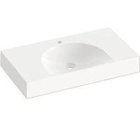 Lavabo encastrado RAVAK Lite, de mármol artificial, color blanco, 80 mm, modelo XJX01280004