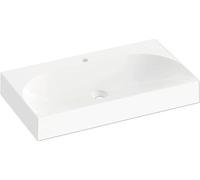 Lavabo encastrado RAVAK Lite, de mármol artificial, color blanco, 80 mm, modelo XJX01280005