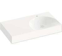 Lavabo encastrado RAVAK Lite, de mármol artificial, color blanco, dimensiones 80 mm, modelo XJXL1280000