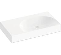 Lavabo encastrado RAVAK Lite, de mármol artificial, color blanco, dimensiones 80 mm, modelo XJXL1380001