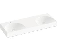 Lavabo encastrado RAVAK Lite, fabricado en mármol artificial, color blanco, dimensiones 120 mm, modelo XJX01212001