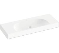 Lavabo encastrado RAVAK Lite, fabricado en mármol artificial, color blanco, dimensiones 120 mm, modelo XJX01212000