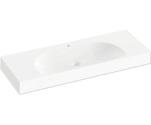 Lavabo encastrado RAVAK Lite, fabricado en mármol artificial, color blanco, dimensiones 120 mm, modelo XJX01212000