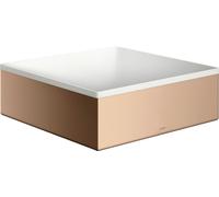 Lavabo encimera AXOR Suite, 285/285, sin orificio para grifo ni desbordamiento, acabado en oro rojo pulido