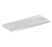 Lavabo Geberit Acanto, sin agujero para grifo, sin rebosadero, 1200x480mm, 501.880.00.7, Color: Blanco