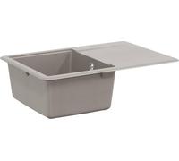 Lavabo Gris 670 x 460 mm 80% Cuarzo y 20% Resina