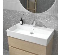 Lavabo Ideal Standard Lastani de 81,5 cm con 1 orificio para grifo y sistema de desbordamiento