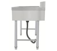Lavabo industrial - Fregadero de cocina - Lavabo - Fregadero - Fregadero de acero inoxidable independiente - Acero inoxidable 304 de alta calidad