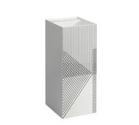 Lavabo LAUFEN Kartell, independiente, sin grifo, sin rebosadero, 375x435x900, H811331D011121, Color: Red de líneas gris