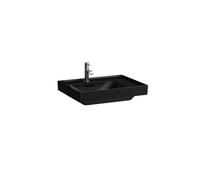 Lavabo LAUFEN MEDA, empotrable, repisa derecha, 600x460mm, sin agujero para grifo, con rebosadero, H8171117161091, Color: Negro Mate