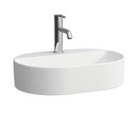 Lavabo LAUFEN Savoy, 380x550x130mm, oval, sin rebosadero, 1 agujero para grifo, H8129457571111, Color: Blanco mate
