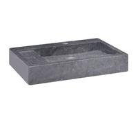 Lavabo Mármol Negro 58x39x10 Cm Vidaxl