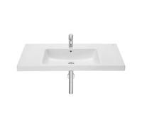 Roca,The Gap,Lavabo de porcelana mural,Blanco,repisa integrada,1000mm x 460mm x 175mm,A3270MA000
