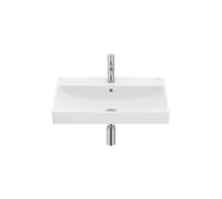 Lavabo Mural Rectangular Fineceramic con Fijación 65x46x16cm Blanco Mate Roca