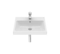 Lavabo Mural Rectangular Porcelana 55x46x17cm Blanco Roca