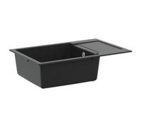 vidaXL: Lavabo , 780 x 500 mm, compuesto de 80% cuarzo y 20% resina